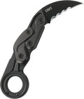Cuțit pliabil CRKT Provoke cu Kinematic: Morphing Karambit, lamă D2 cu muchie simplă, mâner din aluminiu, clemă de buzunar, 4040